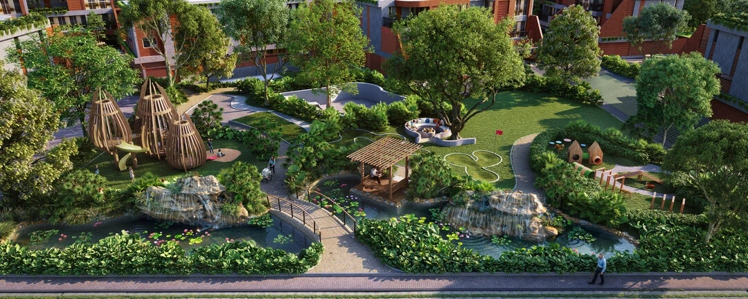 Community Zone & Green Landscape